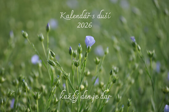 stolní “kalendář s duší” 2026